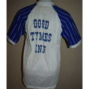 Vintage GOOD TYMES INN Jersey Shirt bar Wisconsin